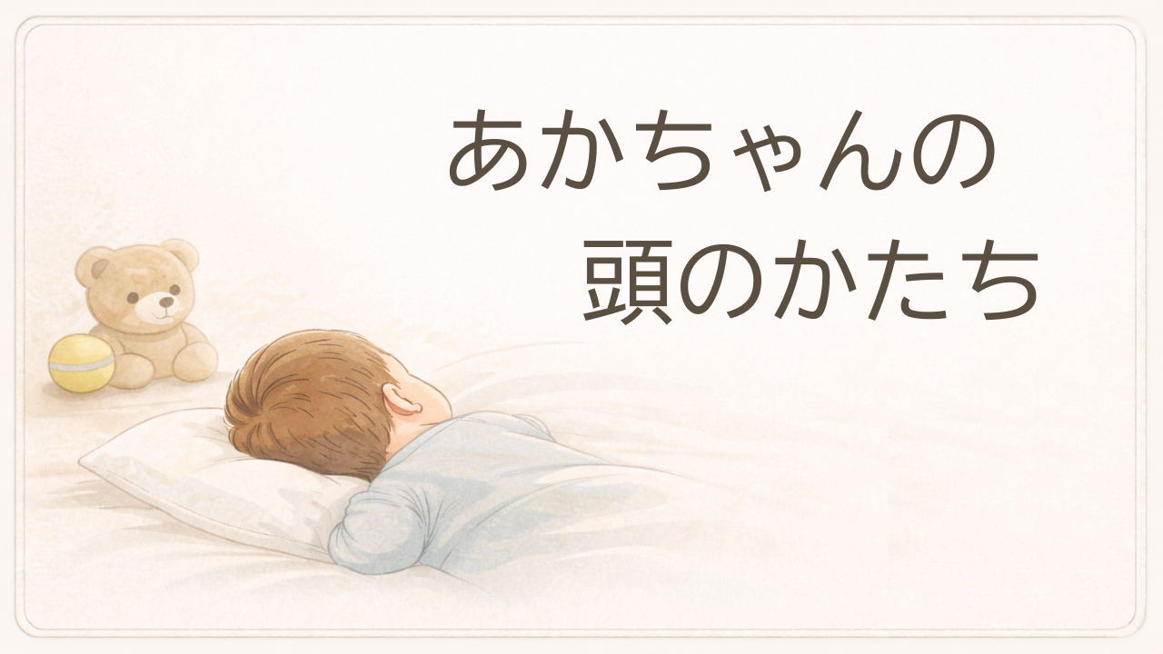 ヘルメット治療の経験談・赤ちゃんの頭のかたちについて悩み考えたこと